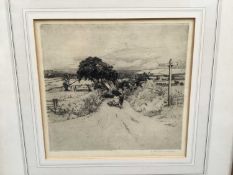 Margaret Kemp-Welch (1874-1968) etching - signed