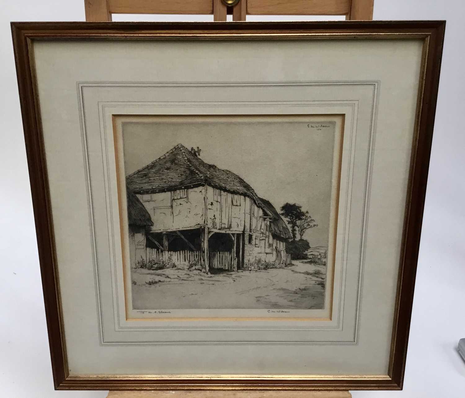 Eli Marsden Wilson (1877-1965) etching - signed - Image 2 of 6