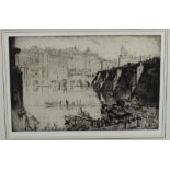 *Sir Frank Brangwyn (1867-1956) etching, 'Albi', signed and dated '26