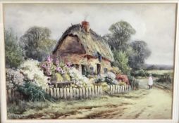 Alexander Molyneux Stannard (1878-1975), watercolour, A Cornish Homestead, signed, 24cm x 34cm, in g