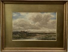 James Orrock (1829-1913) watercolour - carting sand, 33cm x 21cm in glazed gilt frame