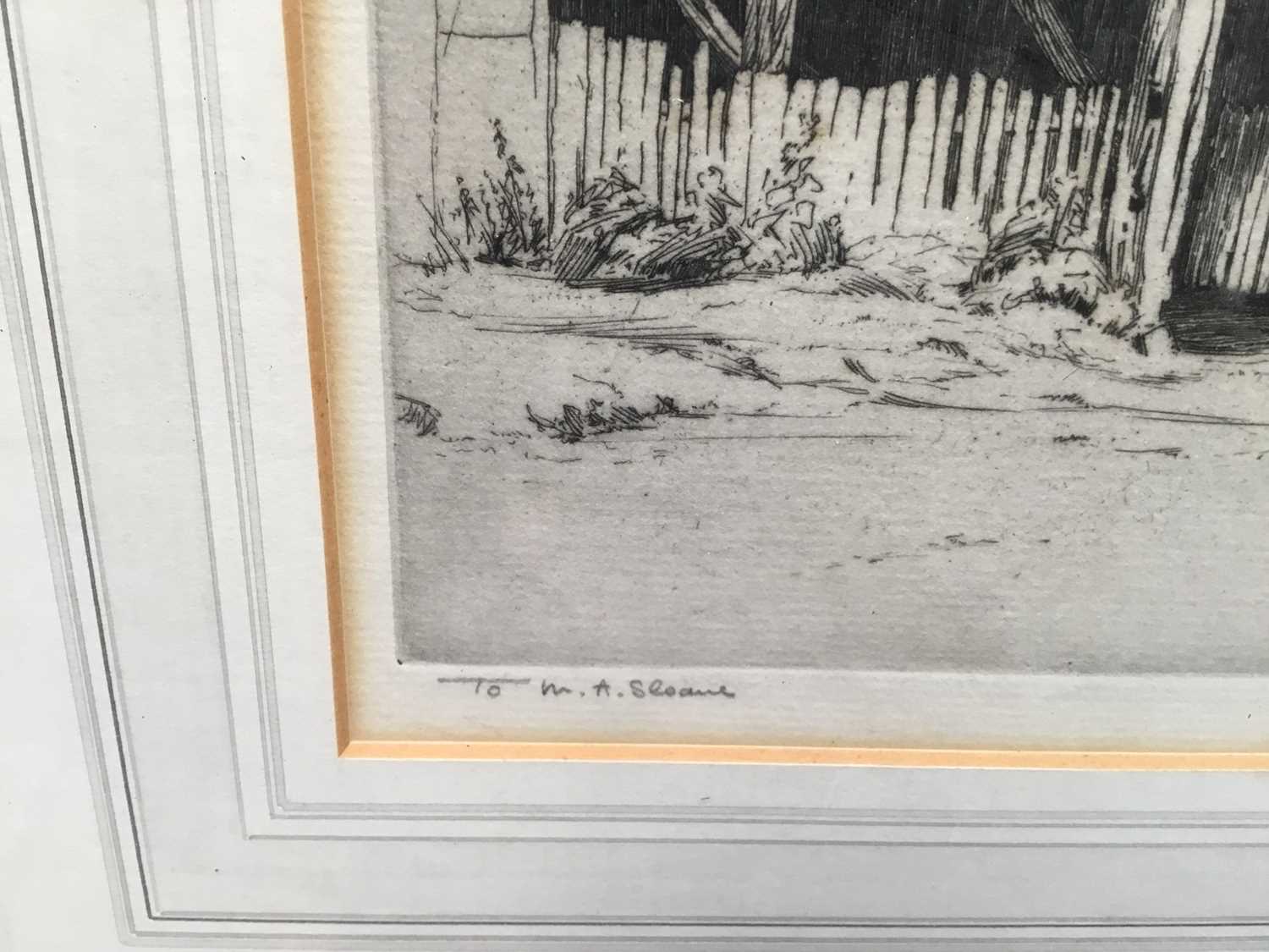 Eli Marsden Wilson (1877-1965) etching - signed - Image 5 of 6