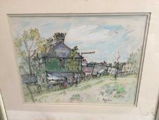 Three watercolours by Sheila Appleton, Anthony Osler and Dennis Grater