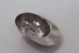 Modern American silver jockey cap caddy spoon, stamped 925 Sterling, 5.5 cm