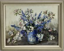 Marion L. Broom, (1877-1962), watercolour, vase of flowers