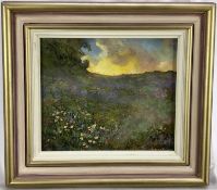 Norman Coker, contemporary, oil on board, landscape, signed, 36 x 30cm, framed