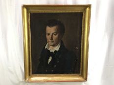 English School, 19th century, oil on canvas - portrait of a naval officer, believed to be a member o