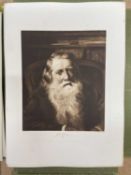 A portfolio of 91 prints by J. M. W. Turner - a duplicate set of prints from Turner and Ruskin - An