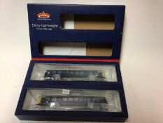 Bachmann OO gauge Derby lightweight two car DMU BR blue 32-517 boxed