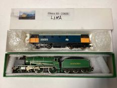 Railway OO gauge selection of boxed carriages and wagons various manufacturers including Mainline, D