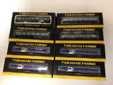 N Gauge selection of boxed carriages, rolling stock and accessories (qty)