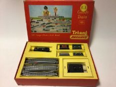 Triang R3X OO gauge Goods Train Set including 0-6-0 Br black Jinty Tank 47606 plus 4 goods rolling