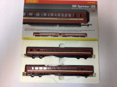 Hornby OO gauge BR Sprinter 155 Train Pack R2108, BR 2-Bil '2090' R3259, Networker Suburban Train Pa