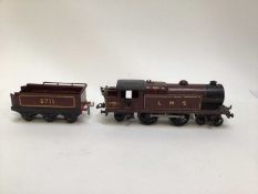 Railway O Gauge selection of unboxed locomotives including LMS 4-4-0, 0-4-0,No 2270, 0-4-0 No 4429 p