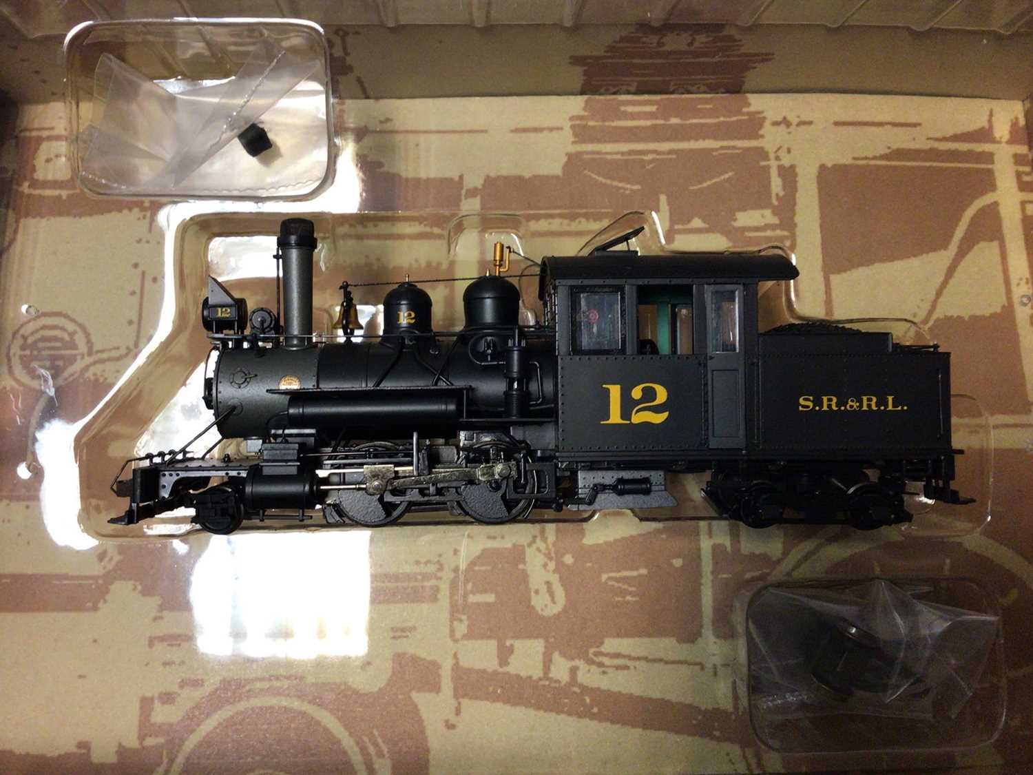 Bachmann Spectrum Master Railroader Series "ON30" 2-4-4 Forney (DDC Sound) SR & RL locomotive No 254 - Image 2 of 4