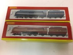 Hornby OO gauge Coronation Class 4-6-2 "City of Birmingham" locomotive and tender 6235, LMS crimson