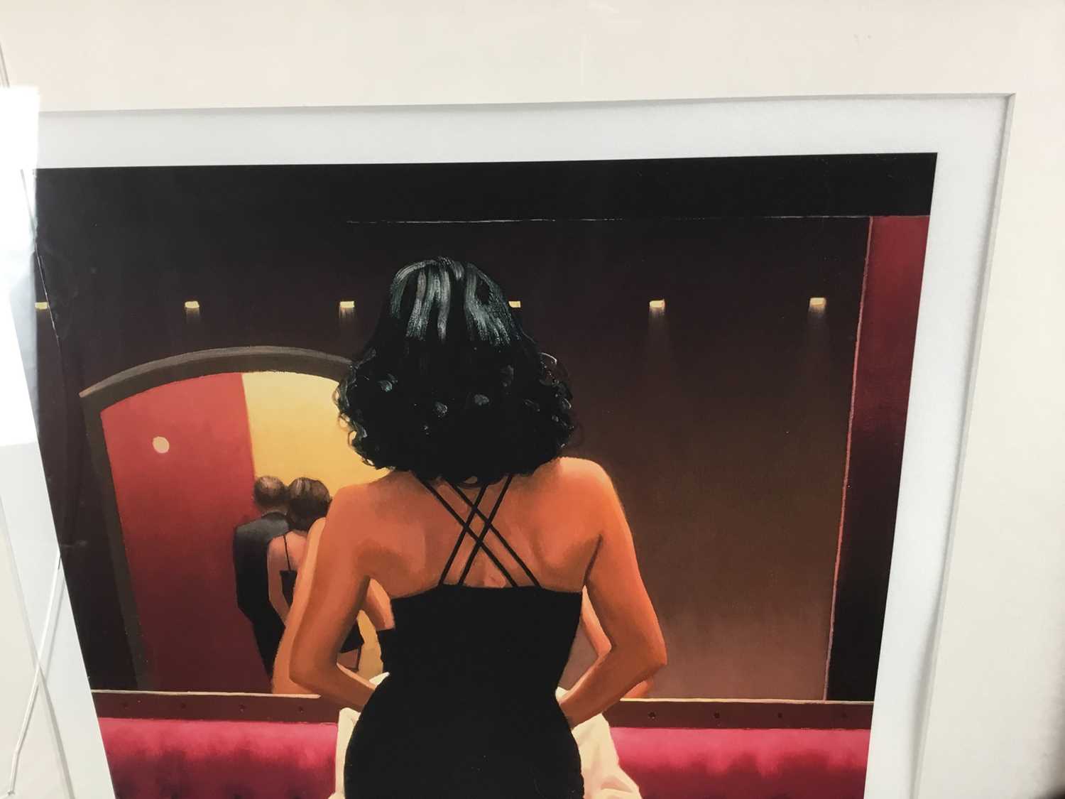 Jack Vettriano - signed limited edition colour print in glazed frame- 'Private Dancer', purchased fr - Image 3 of 11