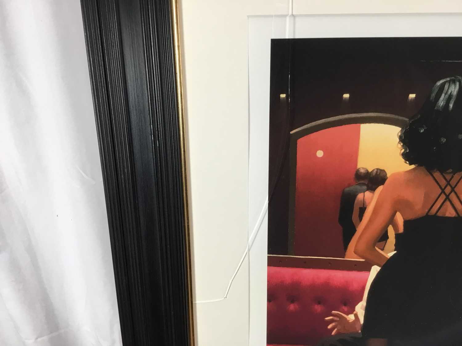 Jack Vettriano - signed limited edition colour print in glazed frame- 'Private Dancer', purchased fr - Image 4 of 11