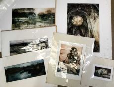 Pat Mallinson (1930-2008) group of signed limited edition coloured etchings