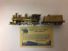 Railway D & RGW T-12 Hon-3 4-6-0 locomotive and tender by Balboa Hobby Industries, in original box