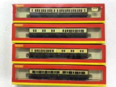 Hornby OO gauge GWR carriages including Clerestory brake coaches R4199 (x3) & four other Clerestory