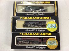 Graham Farish by Bachman N gauge BR red 4-6-2 Duchess Class 'Duchess of Hamilton ' locomotive 4622,
