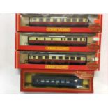 Hornby OO gauge BR carriages including Centenary Composite coaches R4028 (x2) & R4029, Ex LMS & Ex L