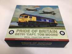 Bachmann n gauge boxed sets Pride of Britain 66731 "Captain Tom Moore", 371-396K, Longmoor Military