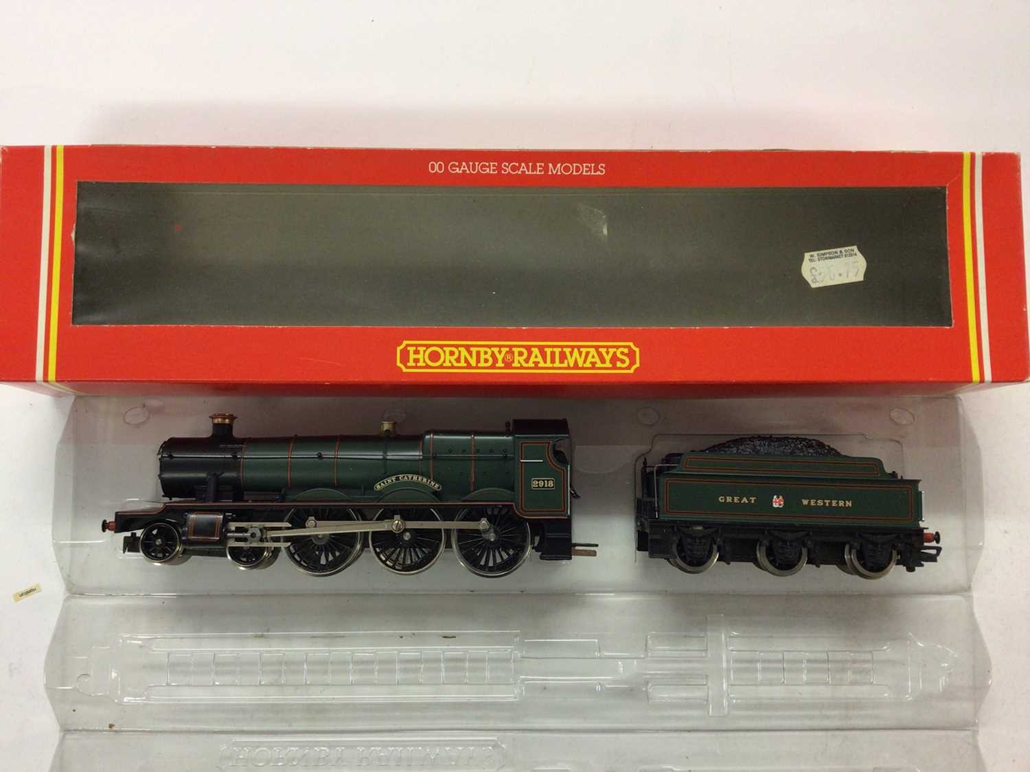 Hornby OO gauge locomotives GWR lined green 4-6-0 Saint Class 'Saint Catherine' locomotive and tende - Image 3 of 4