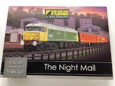 Graham Farish by Bachman N gauge 'The Night Mail' Train Set including BR green Class 47 Diesel locom