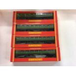 Hornby OO gauge SR carriages including composite coach R162 (x4), R163, R174, R178 (x2) plus R425 (x