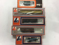 Lima OO gauge rolling stock including a selection of open and closed vans and wagons, all boxed (20)