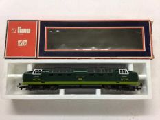 Lima 00 gauge diesel locomotives Class 50 Co-Co 27 037, BR blue small logo and dog crest, 205246A1,