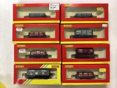 Hornby OO gauge Plank and other Wagons, all boxed (19)