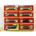 Hornby OO gauge Plank and other Wagons, all boxed (19)