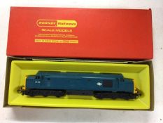 Hornby OO Gauge boxed selection of locomotives including BR A-1-A R357, BR CO-Co Diesel R751, BR Hym