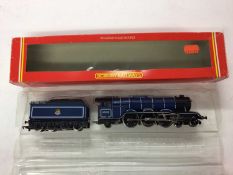 Hornby OO gauge locomotives BR dark blue 4-6-2 Class A3 'Prince Palatine' locomotive and tender 6005