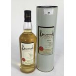 Whisky - one bottle, Benromach single malt, in original tin box