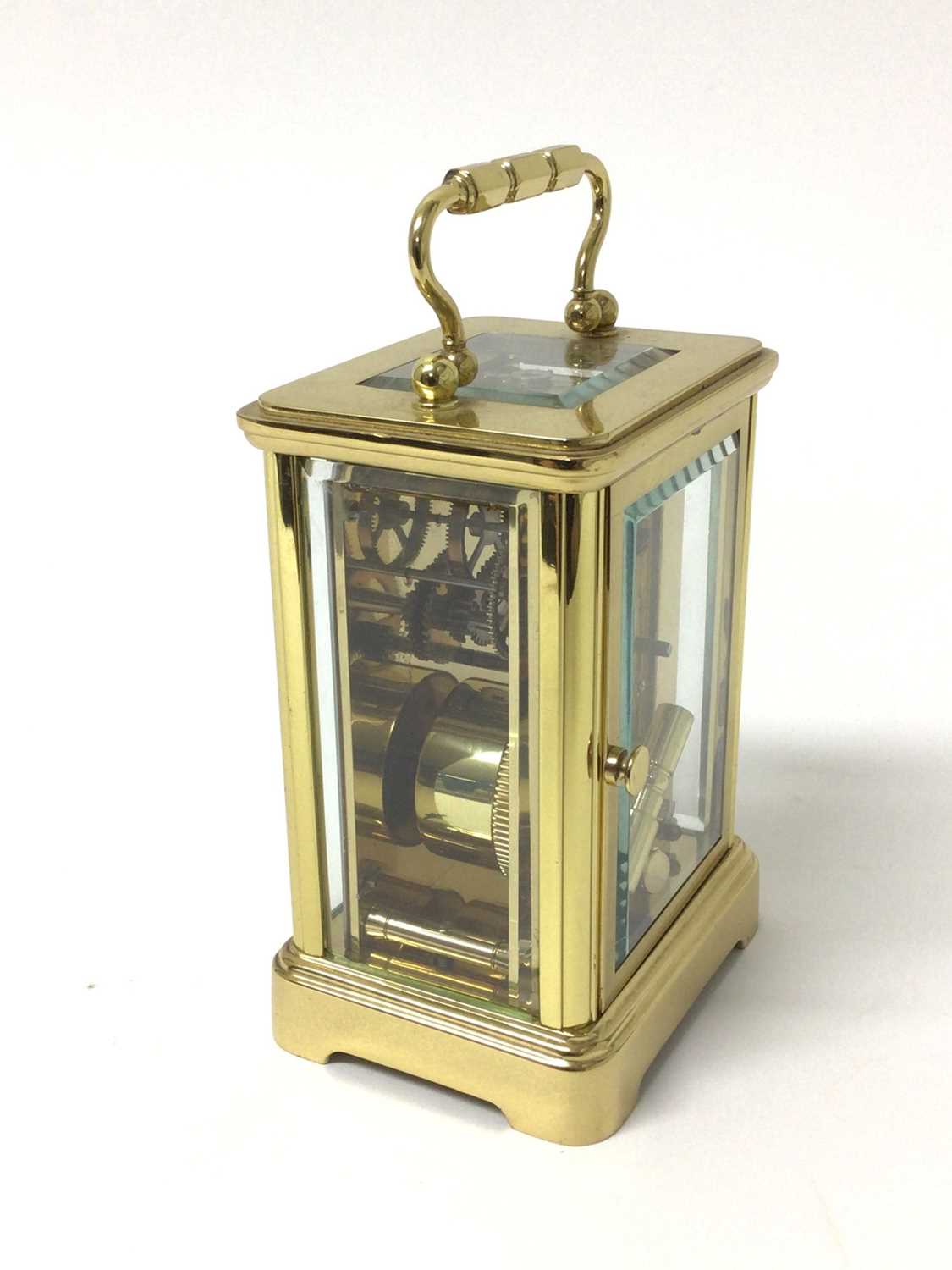 Asprey brass cased carriage clock - Image 2 of 5