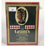 Whisky - one bottle, Grant's 25 Year Old Character jug, in original sealed box