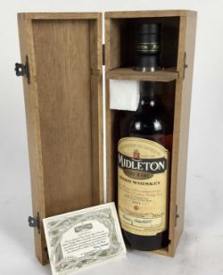 Whisky - one bottle, Midleton Very Rare Irish whiskey, 2001, 700ml., 40%, No. 024528, in wooden case