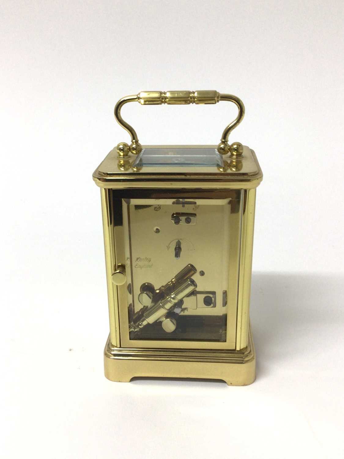 Asprey brass cased carriage clock - Image 3 of 5