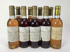 Wine - eight half bottles, Chateau Loubens Grand Cru 1988 (four lacking labels), together with a bot