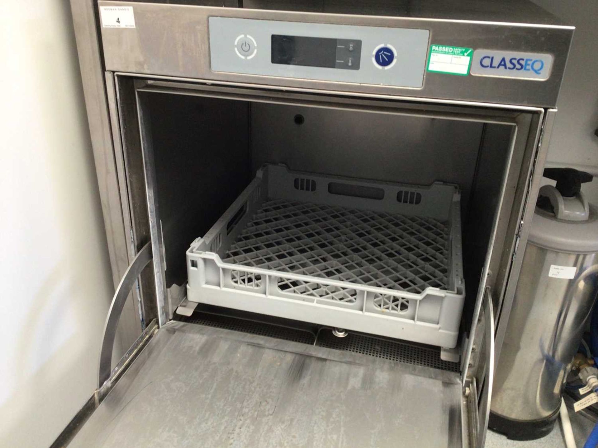 A Classeq D400DOU stainless steel glass washer, with water softener, cable and plug - Image 2 of 2