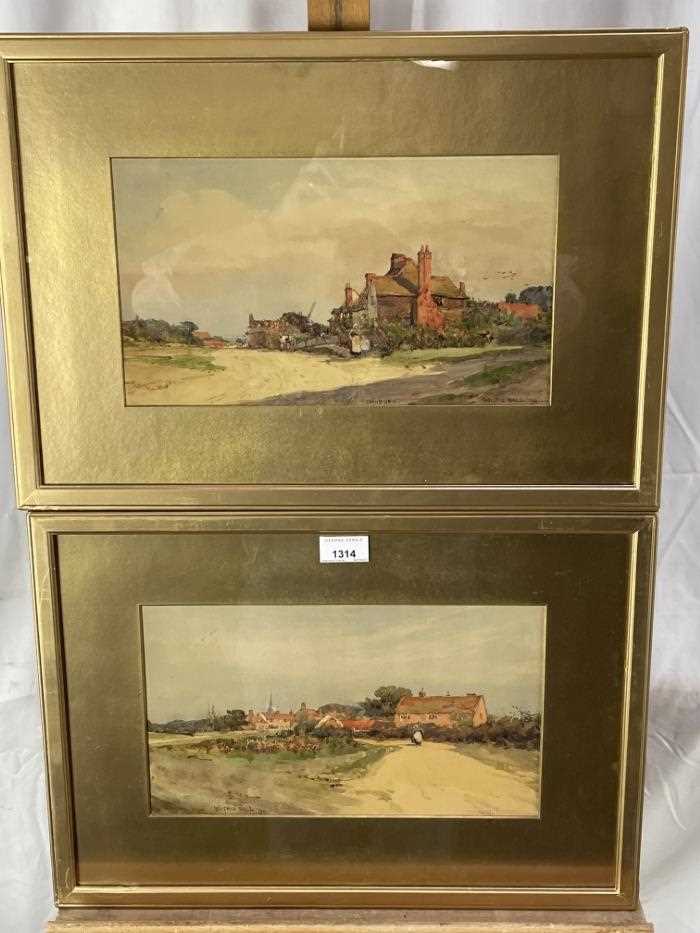 Wilfred Williams Ball (1853-1917) pair of watercolours - views of Danbury, Essex, signed, dated '90 - Image 5 of 8