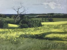 Five Kit Leese paintings of East Anglian scenes together with a Jane Joseph Herrings watercolour and