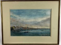 Hermione Hammond (1910-2005) watercolour, Venetian canal scene