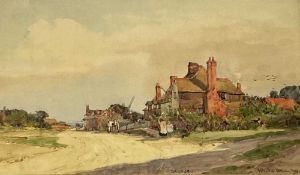 Wilfred Williams Ball (1853-1917) pair of watercolours - views of Danbury, Essex, signed, dated '90