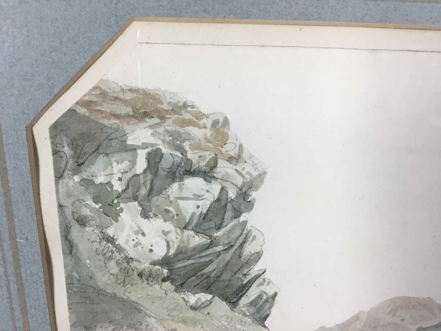 Henry Bryan Ziegler (1793-1874) watercolour - rocks North Wales - Image 7 of 10