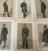 Group of period Vanity Fair lithographic prints of Teachers, Academics by Spy, Ape and others (19)
